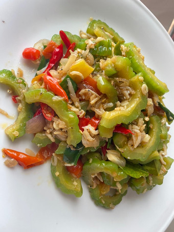 Resep Tumis pare teri medan Anti Gagal