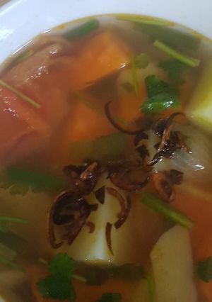 Foto resep Sup kentang wortel bahan super simpel