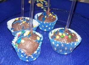Una foto de Cake pops (trufas)