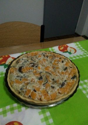 Una foto de Tarta de calabaza y berenjena