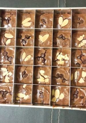 Foto resep Brownies fudgy shiny crust