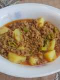 Dhaba Style Qeema Aloo