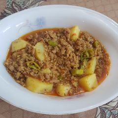 A picture of Dhaba Style Qeema Aloo.