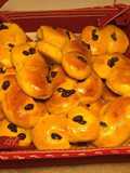 Bollos suecos de azafrán