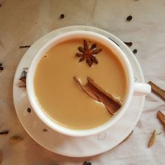 A picture of Authentic Indian Marsala Chai.