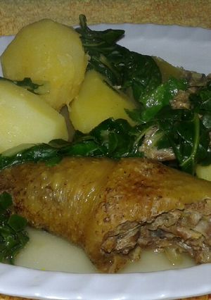 A picture of Kienyeji chicken tumbukiza.