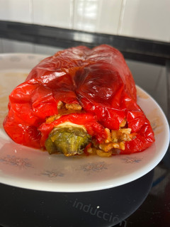 Una foto de Pimientos rellenos