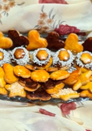 عکسی از دستور بیسکوییت زعفرانی