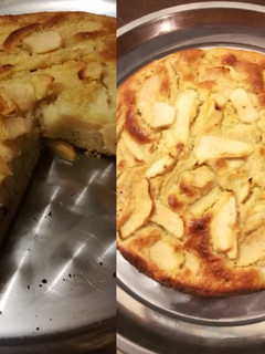 Una foto de Queque de manzana