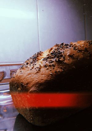 Una foto de Budín de limón y girasol