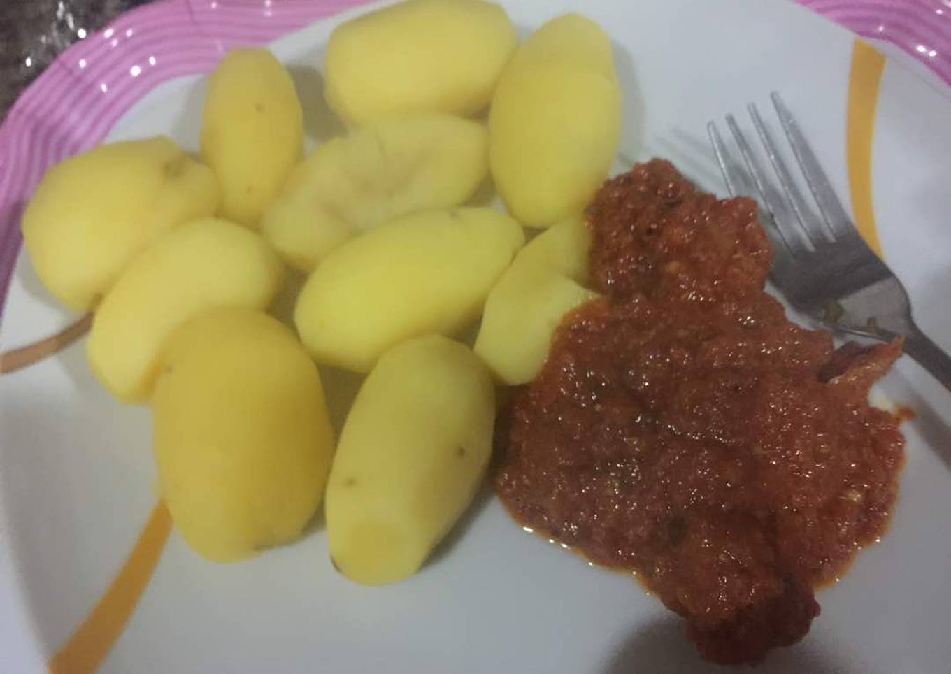 Boiled Irish Potato & Beef Stew