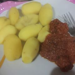 A picture of Boiled Irish Potato & Beef Stew.