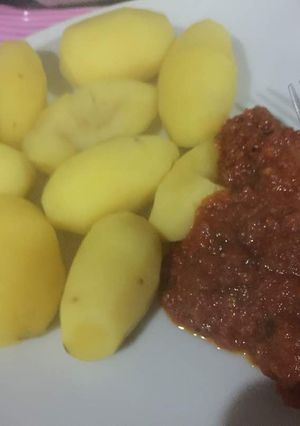 A picture of Boiled Irish Potato & Beef Stew.