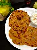 बेसनी लौकी लच्छा पराठा (besani lauki lachha paratha recipe in Hindi)