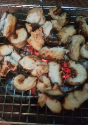 Hình của món CÁ LĂNG MỘT NẮNG NƯỚNG MUỐI ỚT.