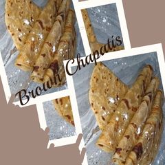 Soft Layered Brown Chapati A picture of Soft Layered Brown Chapati.