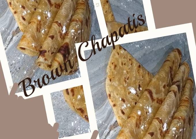 Soft Layered Brown Chapati