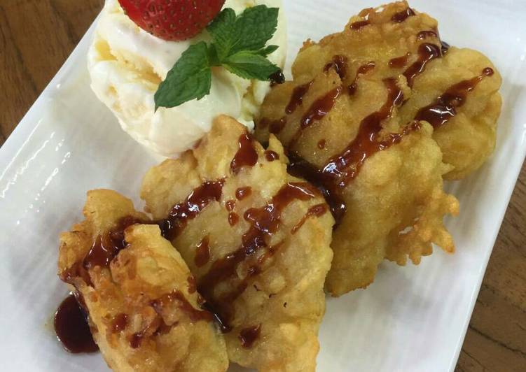 Resep Fried Pineapple Caramel Sauce And Vanila Ice Cream Oleh Simon Pardamean Siregar Cookpad