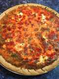 Low-Cal Salmon Basil Garlic Quiche