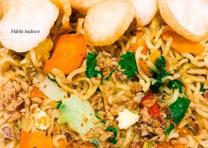 Resep Mie Goreng Capcay Sederhana (Pakai Indomie), Bisa Manjain Lidah