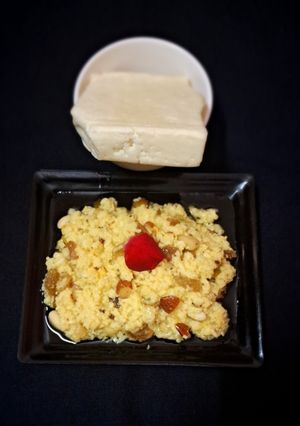 A picture of Paneer Halwa.