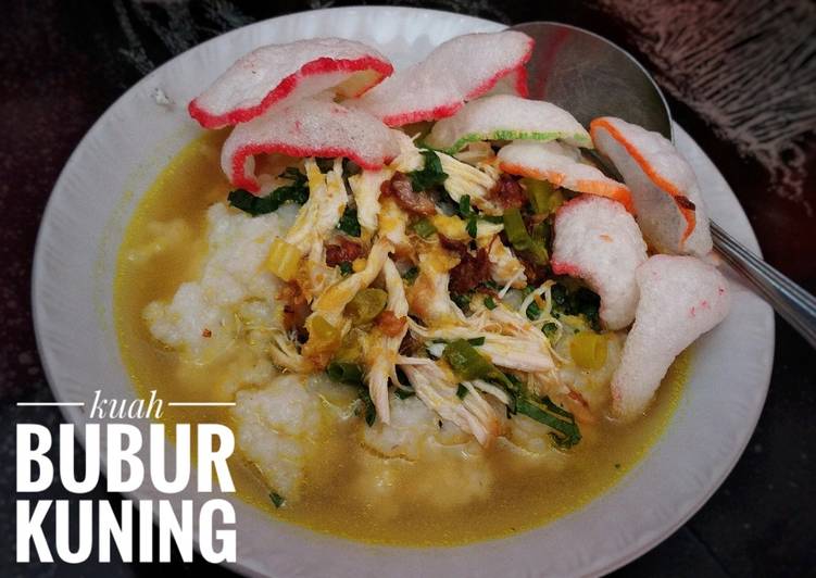 Kuah bubur kuning