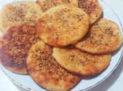 A picture of cheese bread baked