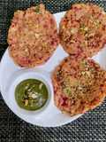 Fiber rich Oats, Veggies and Nuts Pancakes