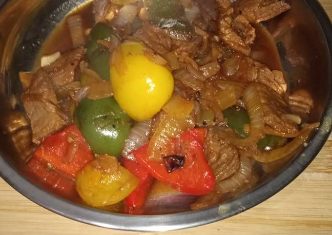 Cara Membuat Tumis Daging Sapi Sayur Rambu Lalu Lintas Menu Enak Dan Mudah Dibuat