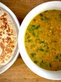 Kara Paruppu Roti Canai - lentil curry with flatbread