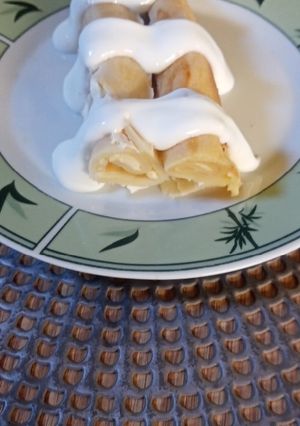 Túróval töltött Rakott palacsinta recept fotója