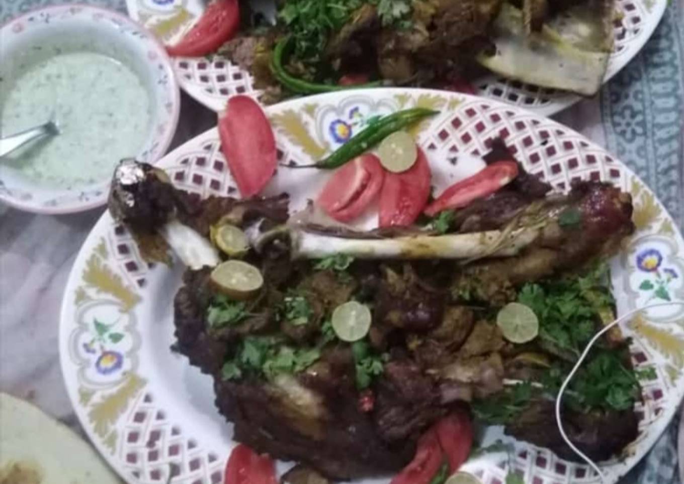 Mutton BBQ  kalaye bakra gosht