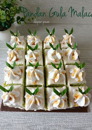 Foto resep Cake Pandan Gula Malaka