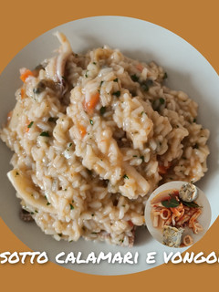 Foto di Risotto vongole e calamari