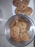 Galletas con chispas de chocolate