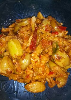 Foto resep Orek tempe jengkol balado
