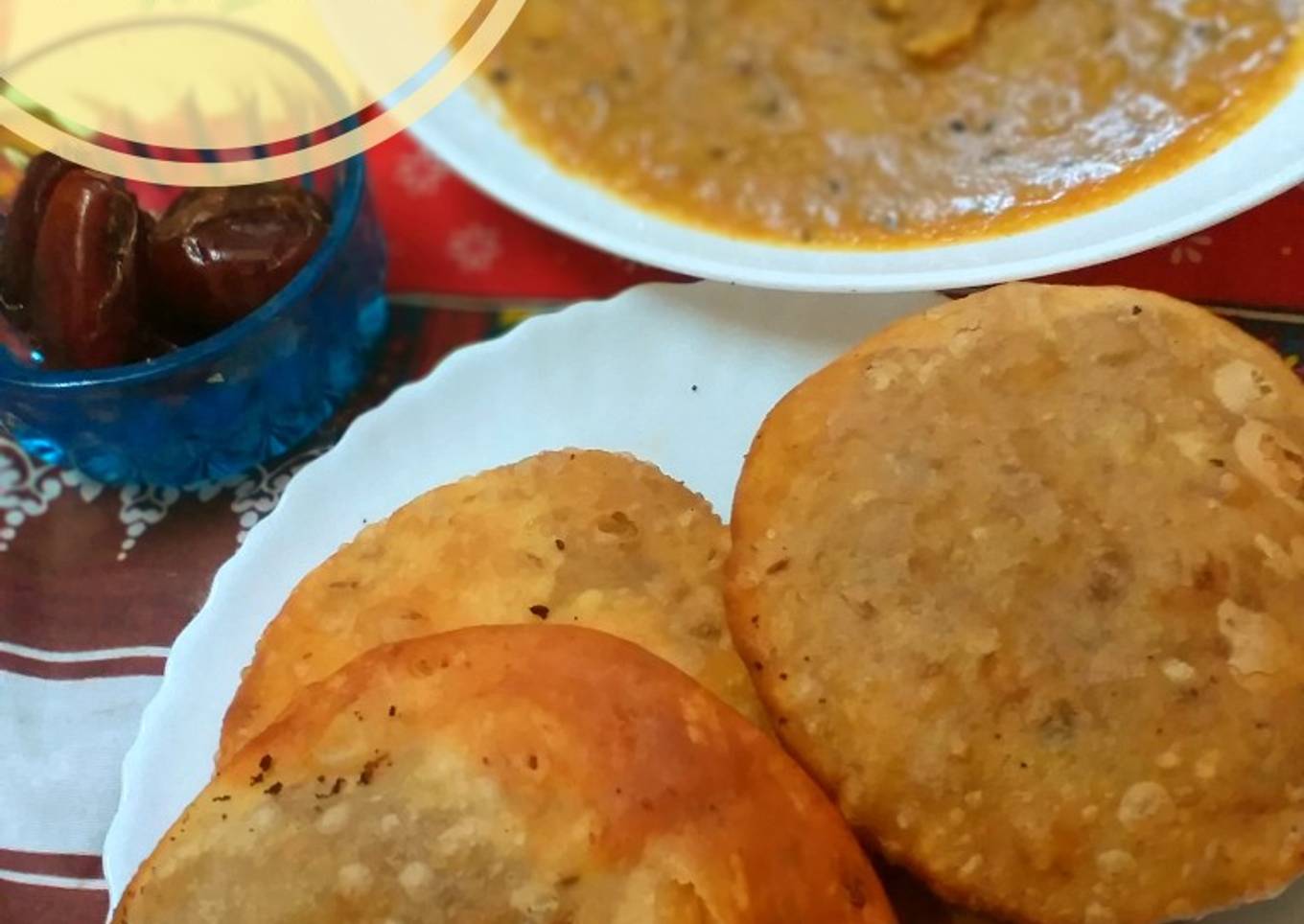 Mong daal kachori Aloo bhujiya