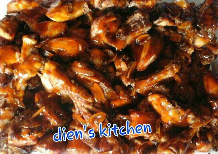 Resep Ayam goreng siram saus tiram yang praktis