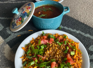 A picture of Puneri Misal.