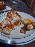 Arrollado de pollo