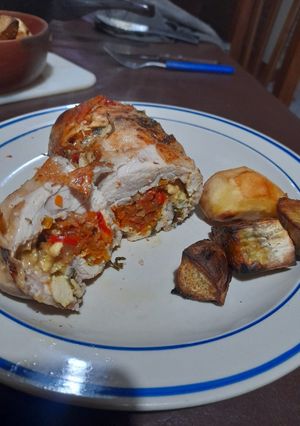 Una foto de Arrollado de pollo