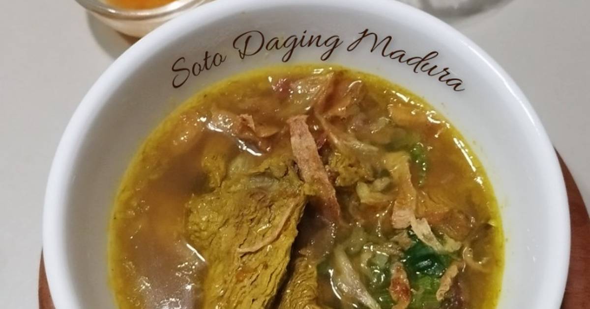 Resep Soto Daging Madura Dijamin Nikmat dan Mudah