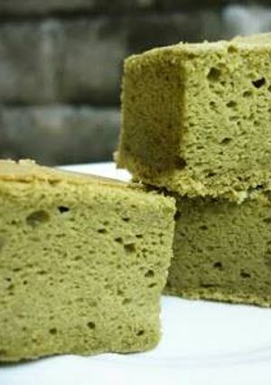 Foto resep Matcha Golden Sponge Cake / Cotton Cake