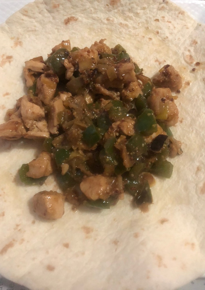 Una foto de Fajitas de pollo a mi manera