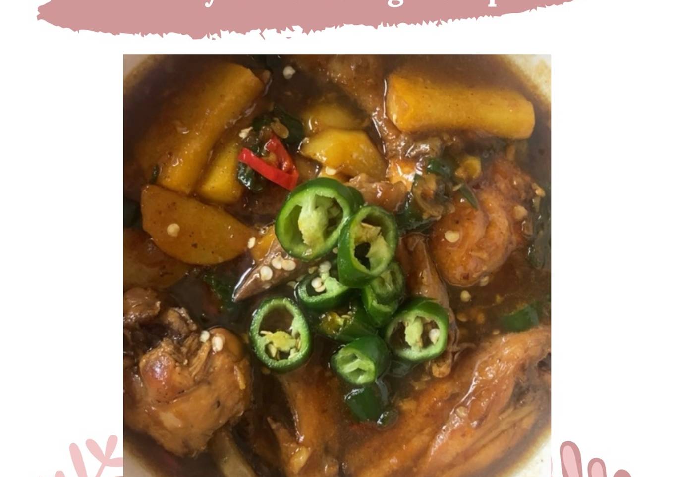 Ayam Kentang Kecap Mudah dan Enak