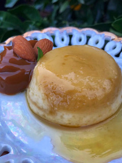 Una foto de Flan