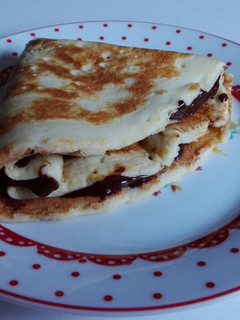 Una foto de Crep de chocolate