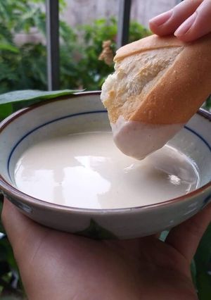 Hình của món 🍒🍒🍒sữa đặc làm từ hạt điều.