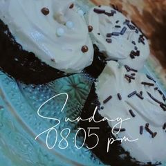 A picture of Chocolate Cup cakes in Microwave.