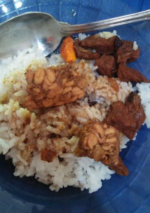 Foto resep Rawon daging tempe